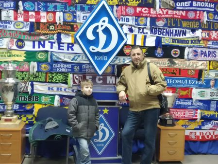 Діти воїнів АТО відвідали стадіон «Динамо»